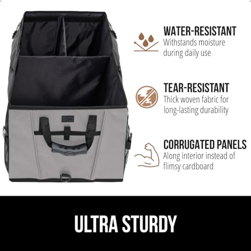 Trunk Organizer for SUV and Cars, Large Capacity, Gray - view 6