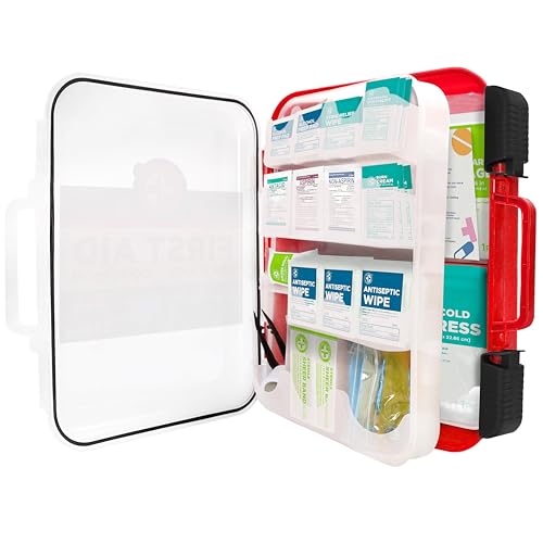 326 Pc OSHA ANSI First Aid Kit Hard Case 100 People - view 2