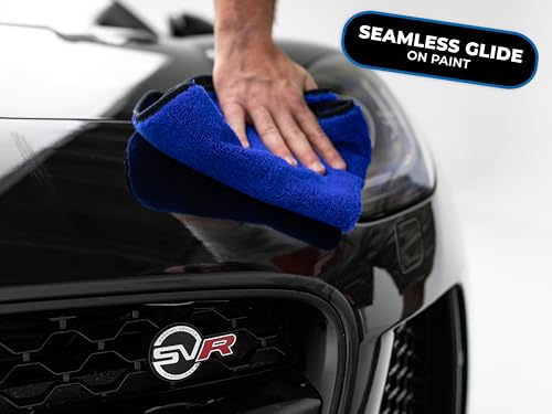Drying Towels for Car Detailing - Premium Microfiber Cloth Perfect for a Streak-Free Finish - Spectrum 420 Dark Pack - 420 GSM, 16" x 16" (9-Pack) - view 6
