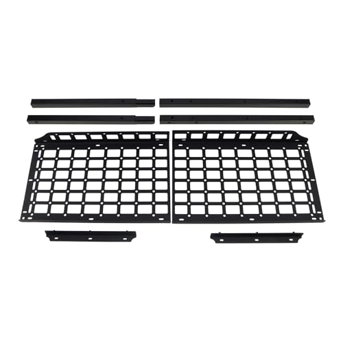 For Toyota FJ Cruiser (XJ10) 2007-2022 Car Accessories Modular Storage Molle Panel System Trunk Shelf Interior Luggage Carrier Rack Organizer Aluminum (Installation Requires Side Panels) - view 2