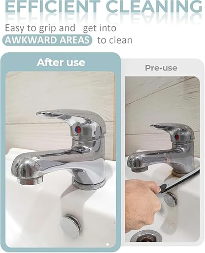 7 Pack Crevice Cleaning Brush, Household Use Multifunctional Hard Bristle Gap Cleaning Brush for for Kitchen,Bathroom, Car, Grout, Window,Tracks,Bathtub,Vehicle,Faucets,Bowl,Teapot,Cup - view 3