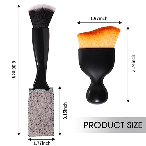 3 PCS Car Interior Detail Dust Brush,Soft Car Interior Detailing Kit Tools,Dash Duster Brush for Auto,Truck,SUV,RV Interior Cleaning - view 2