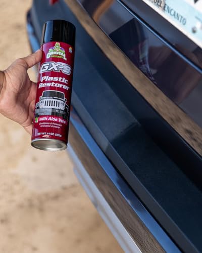 GX-3 Black Plastic Restorer for Cars, Aloe Vera 8 fl oz - view 6