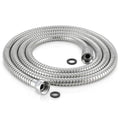 59" Metal Shower Hose Replacement Handheld Kink Free Stainless Steel Shower Head Wand Hose Extension Extra Long with Brass Insert and Nut, Durable & Flexible for Pet Bathing Cleaning