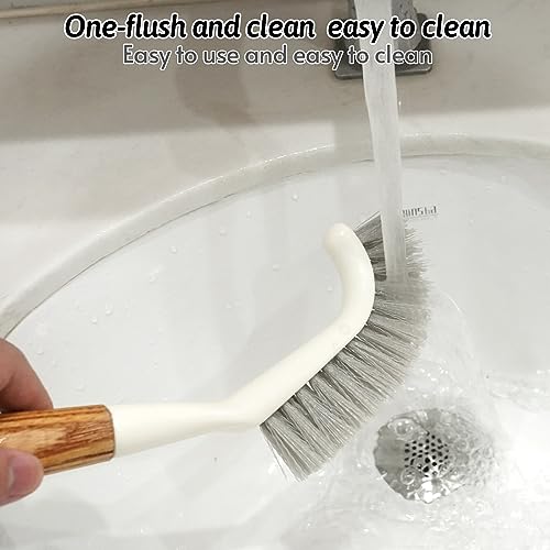 Crevice Cleaning Brush, Hard Bristle Grout Brush Gap Cleaner Tool for Tight Groove Spaces, Kitchen, Bathroom, Sliding Shower Door, Faucets Corners, Tiles, Sink and Windows Track - view 3
