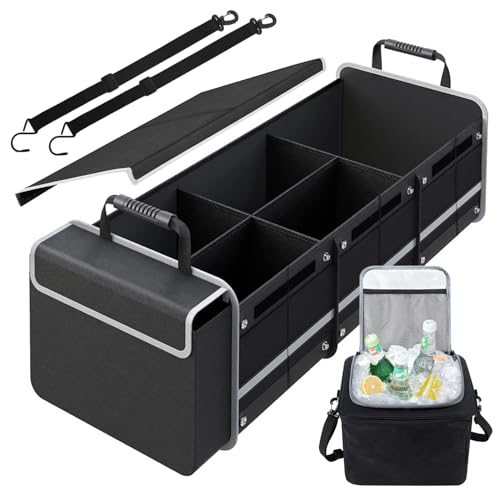 Trunk Organizer - Foldable Car Organizer for SUVs & Sedans Storage