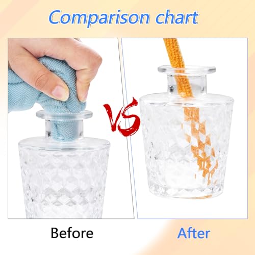 6 Pcs Mini Dusters for Cleaning Microfiber Detail Duster Sticks Fan Cleaning Brush Crevice Cleaning Tool AC Vent Cleaner Fan Blade Cleaner Dusters for Cleaning Home Car Window Blind - view 7