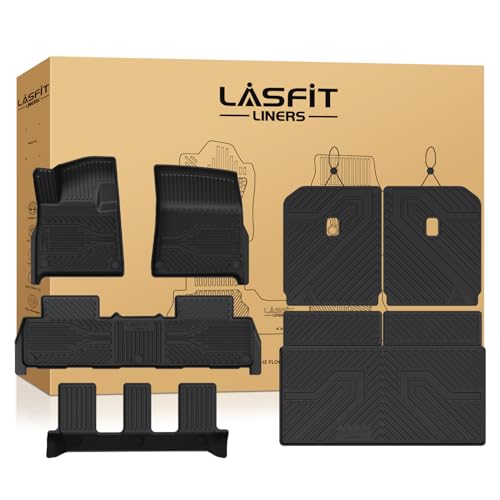 Floor Mats for Rivian R1S 2025, with Cargo & Backrest Mats