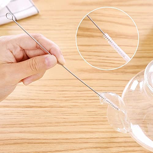 Straw Cleaner Brush Extra Long 12 inch, 10 PCS Straw Cleaner Brush Bristles Diameter (4+8+10+12+16mm) for Cleaning Straws, Pipe, Sippy Cup and Bottle - view 6