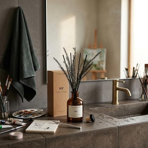 Balsam Fir Scent Reed Diffuser Set For Bathroom Air Fresheners - view 3