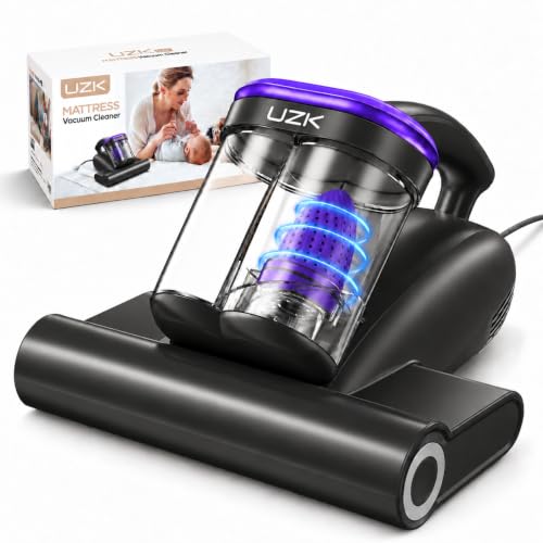Mattress Vacuum with UV-C Light,Bed Vacuum Cleaner for Sofa,Crib,Couch