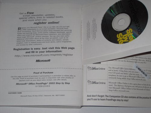 Microsoft Office FrontPage 2003 Step by Step - view 2