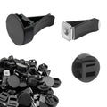 20 PCS Car Metal Air Vent Clips, Square Head Auto Air Conditioning Outlet Clip with Plastic Slot, Vent Clips Replacement Interior Decor for Most Vehicles, Car Accessories