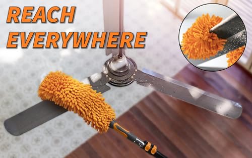 36 Foot High Reach Duster Kit with 5-30 ft Telescopic Extension Pole - view 6