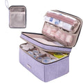 Travel Medicine Pill Bottle Organizer Bag with Portable Small Pouch