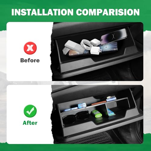 Glove Box Organizer for 2025-2026 Chevy Equinox, GMC Acadia 2024-2026, GMC Terrain 2025-2026, ABS Glove Box Divider Tray Accessories, Not for Chevy Equinox EV - view 4