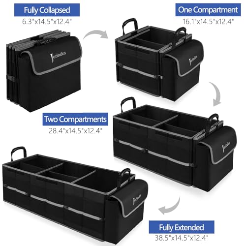 Collapsible Trunk Organizer and Storage for Car with Leak proof Cooler Bag - view 5