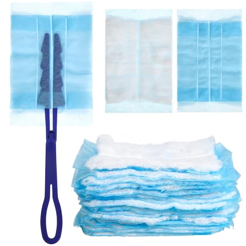 Electrostatic Duster with Refills Fiber Blind Cleaner