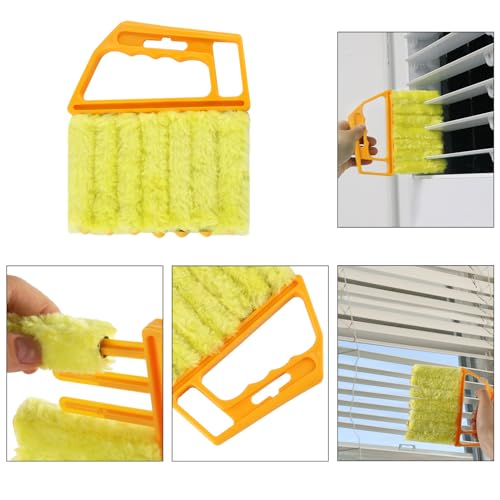 8 Pcs Hand-held Groove Gap Cleaning Tools - Door Window Track Crevice Cleaning Brushes Blind Cleaner Duster, Window Magic Cleaning Brush for Shower Door, Car Vents, Air Conditioner, Keyboard - view 2