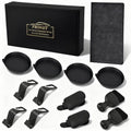 Car Accessories Gift Set for New Drivers, 13PCS Everyday Car Essentials Kit with Registration Insurance Holder, Cup Holder Coasters, Headrest Hooks & Cleaning Brushes for Men & Women