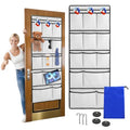 Magnetic Cruise Door Organizer – 13-Pocket Hanging Storage with 2 Large Shoe Pockets, No Hook Needed, Includes 3 Bonus Hooks, 2025 2026 Cruise Ship Essentials for Cabin, Bathroom, or Closet Use