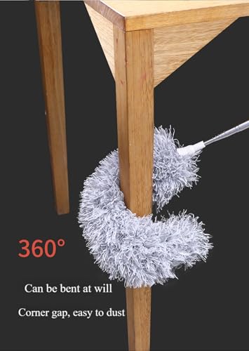 2.8m Telescopic Round-Head Dusting Brush Set (2-9 Packs) with PP, Microfiber & Stainless Steel - view 7