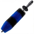 Wheel & Tire Brush, Long Soft Bristle, Easy Reach for Rims (Blue)