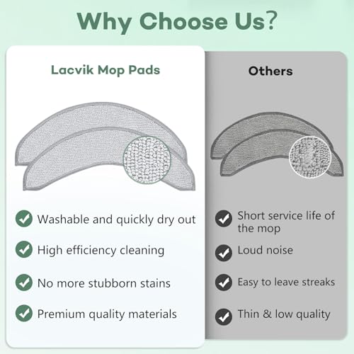 Mopping Cloth Mop Pad Replacement for iRobot Roomba Combo J7+/J7/ Roomba j9+ Robot Vacuum Cleaner (4Pcs) - view 3