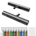 2Pcs Custom Car Air Freshener Vent Clips, Scented Sticks Kit with 10 Different Aroma Bags (2 Stick Each) & 8 Unscented Refill Sticks, Long-Lasting Odor Eliminator Car Diffuser