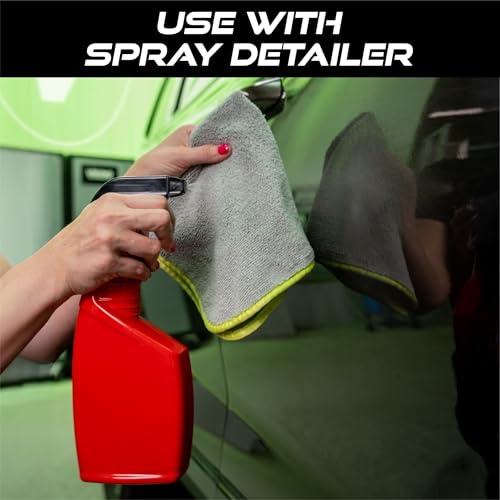 Utility Microfiber Towels for Cars, 16 x 16 Inch, 8 Pack - view 5