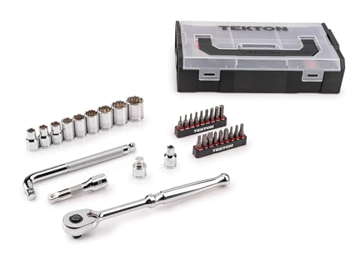 3/8 Inch Drive 12-Point Socket, Bit Ratchet Set, 32-Piece | SKT96101 - view 3
