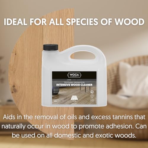 Intensive Wood Cleaner 2.5L, Concentrated Formula for the preparing and treatment of raw wood for application of wood stains and finishes. - view 2