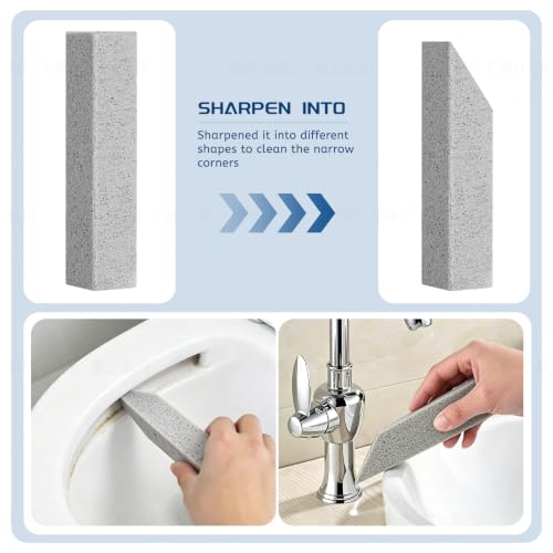 20 Pack Pumice Stone Toilet Bowl Cleaner, Piedra Pomez Scouring Stick - view 4