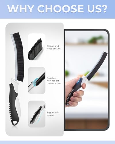 Crevice Cleaning Brushes, Scrub Brushes for Hard to Reach Space - view 3