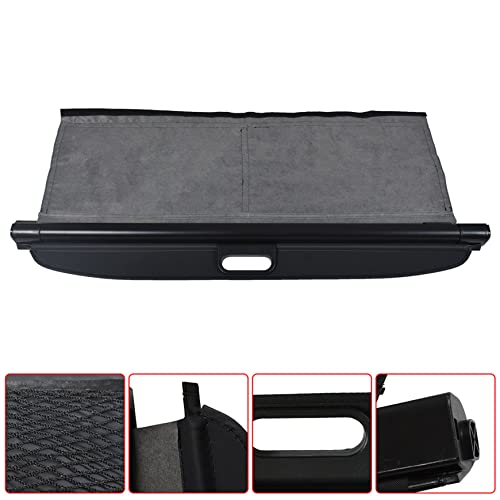 Black Retractable Luggage Shade Cargo Rear Cover Replacement for Smart Fortwo 2007-2014 - view 2