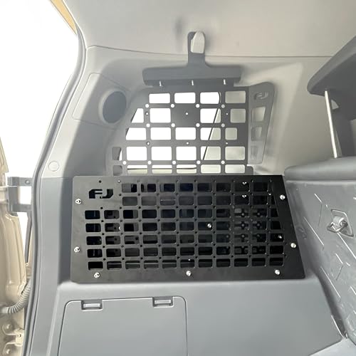 For Toyota FJ Cruiser (XJ10) 2007-2022 MOLLE Panel Storage Basket Trunk Shelf Organizer Interior Rear Cargo Racks Holder (Driver Side Storage Box) - view 3