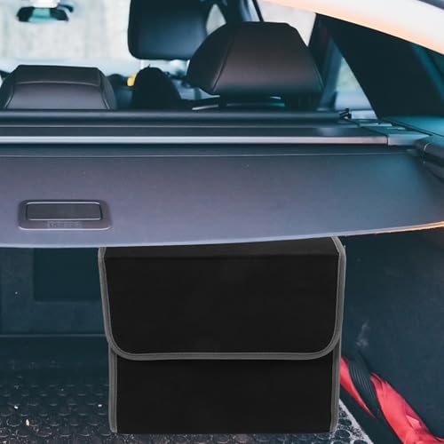 Car Trunk Storage Box Felt Folding Organizer with Lid for Suv Vehicles - view 7