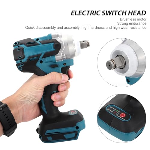 Cordless Impact Wrench Set, 780nm Brushless Motor for Vehicle Lug Nuts - view 7