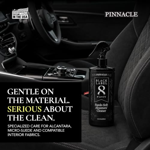 Pinnacle Black Label Suede-Soft Alcantara Cleaner, Suede Cleaner, 8 fl oz - view 2