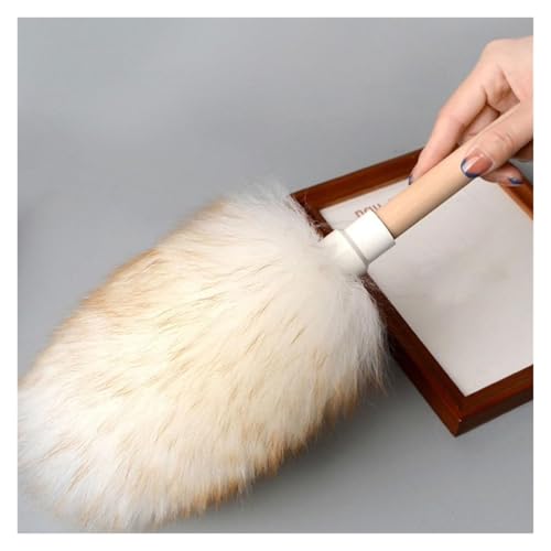 Soft Microfiber Duster Wand with Extendable Handle, Premium Wool Dusting Tool for Home and Car Cleaning(Small) - view 7