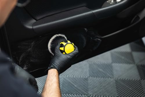 Curveball XL Synthetic Brush - Ultra Soft Bristles, Comes with Storage Rack, Covers Large Area Inside or Outside Vehicles - Live Wire - view 7