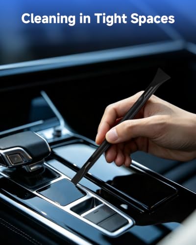 9-Piece Car Detailing Pick Set, Car Crevice Cleaning Tool for Tight Gaps, Remove Stickers, Labels, Grease & Grime - view 5