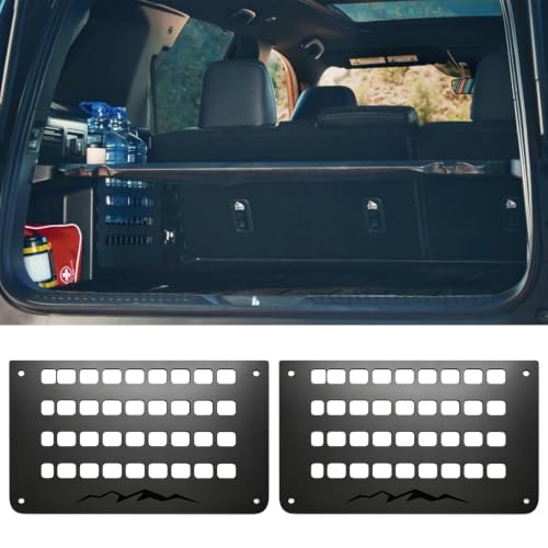 08Z03-3BM-100 Metal MOLLE Panel for 2026 Honda Passport, Functional Trunk Organizer Storage Panel, Black Partition Board, 2026 Honda Passport Accessories (2 Pcs)