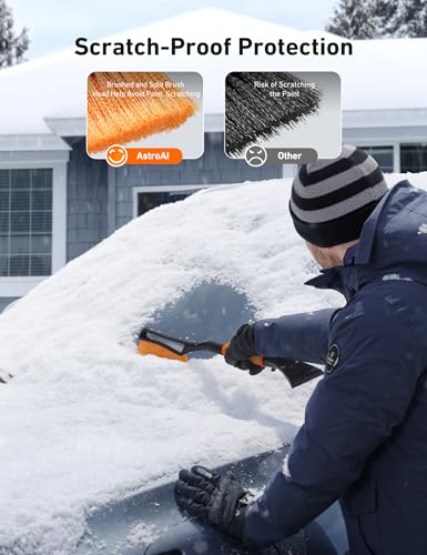 2-Pack 27" Snow Brush & Ice Scraper for Car Windshield Snow Removal - view 4