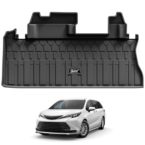 Cargo Liner Custom Fit for Toyota Sienna 2021-2026, TPE Trunk Mat