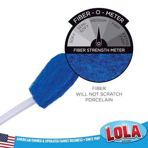 Bath & Toilet Bowl Scrubber Brush w/Comfort Handle & Hang Hole- 2 Pack - view 4