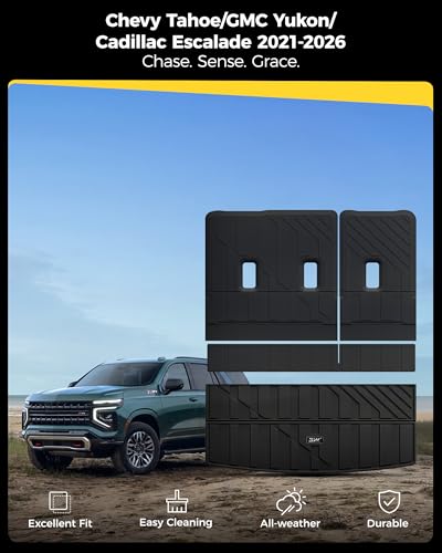 Cargo Liner & Seat Back Mats for Chevy Tahoe/Yukon/Escalade 2021-2026 - view 2