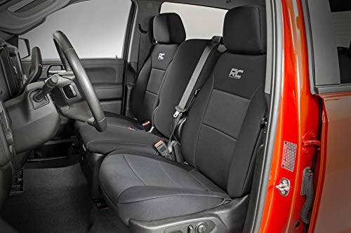 Under Seat Storage for 1500 | 2500HD/3500HD & Neoprene Seat Covers for Chevy/GMC 1500-91036 Black - view 6
