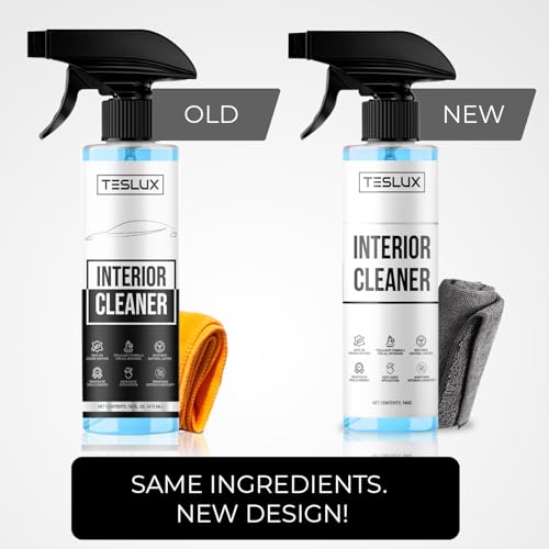 Interior Cleaner For Tesla White & Black Vegan Leather - Stain Remover - Solution for Complete Interior Cleaning - Ideal for Seats, Doors, Console, Dash - Accessories For Tesla Model 3, Y, S, X - view 3