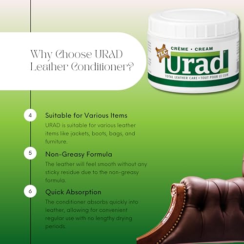 Leather Conditioner 7oz Neutral – Premium Care for Leather Furniture, Shoes, Car Seats, and More! - view 3